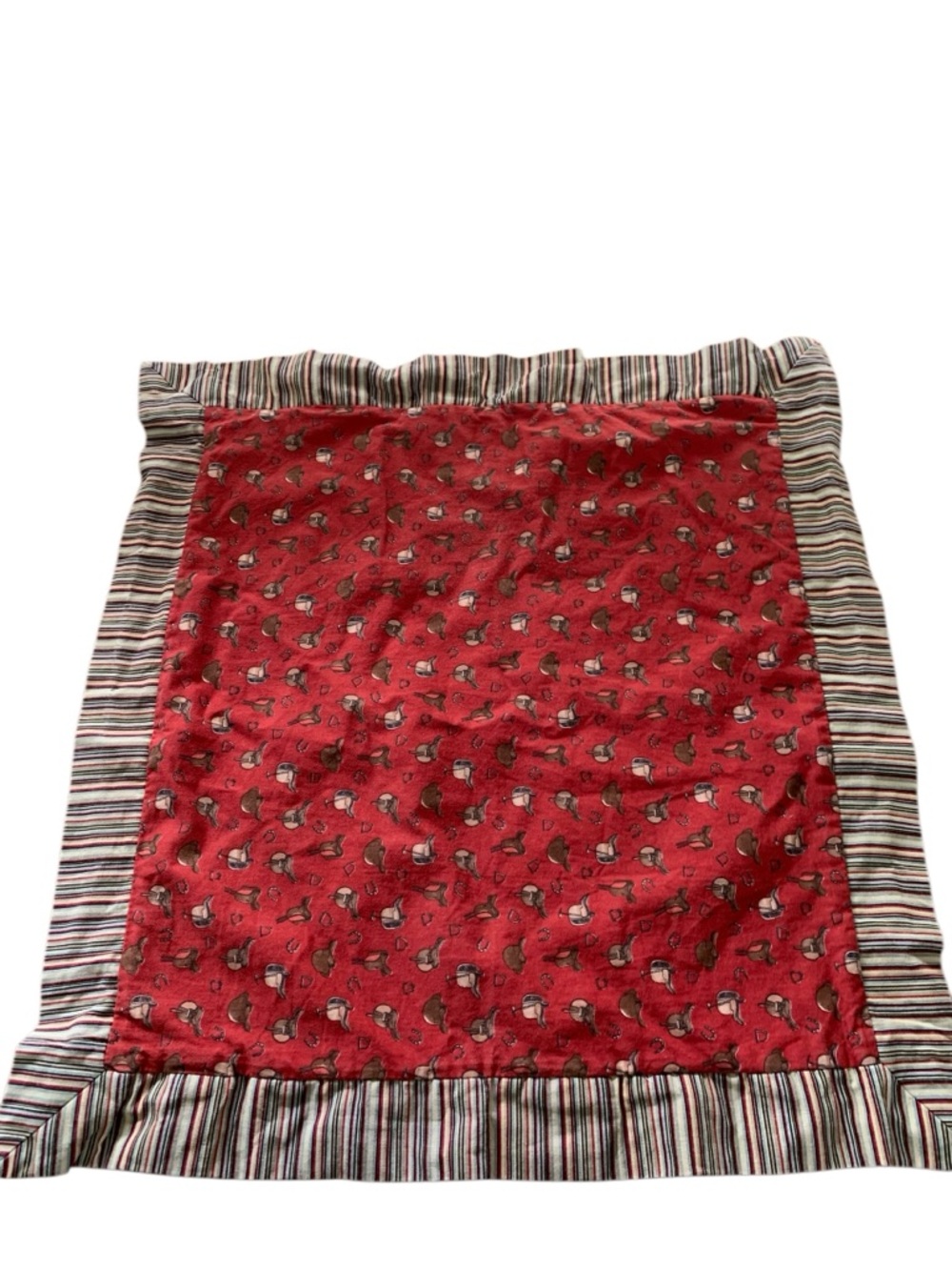 Eastern Accents European Pillow Sham – EUC Zipper Closure Equestrian Horse